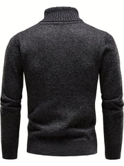 Men's Knitted Turtleneck Pullover Warm Top