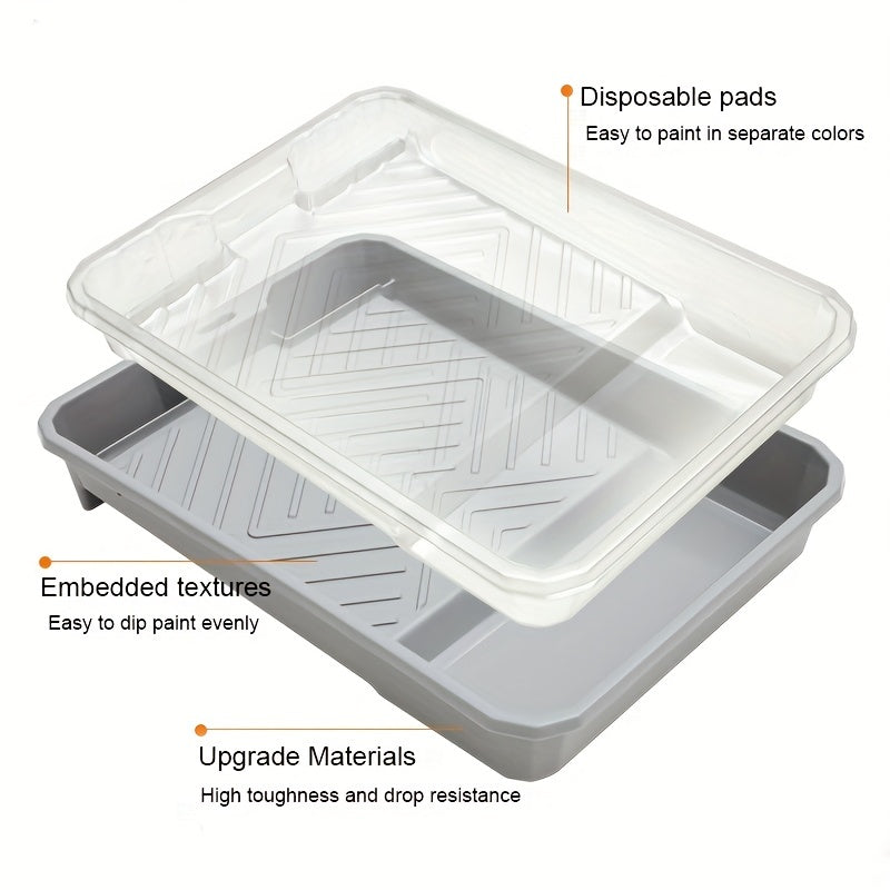 Hard Shell Paint Roller Tray 22 86 Cm with 10 Disposable Liners