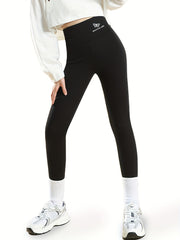 Girls High Waist Butterfly Printed Ankle Legging For Kids