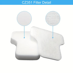 6pk CZ351 Filter for Shark CZ351 CZ2001 Vacuum
