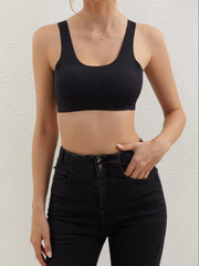 Solid Wireless Bra Cut Out Intimates Women's Lingerie