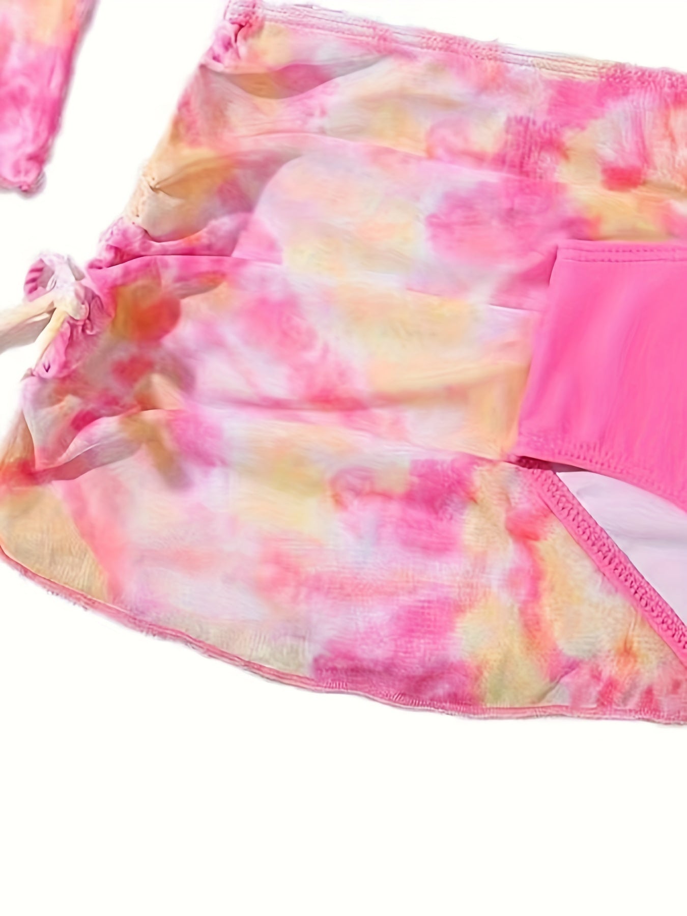 4pcs Tie Dye Swimsuit Set for Girls