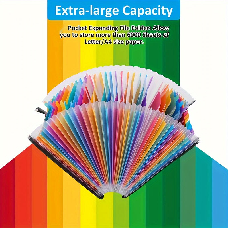 Hangable Organ Bag 25 Grids A4 Portable Paper Document Storage
