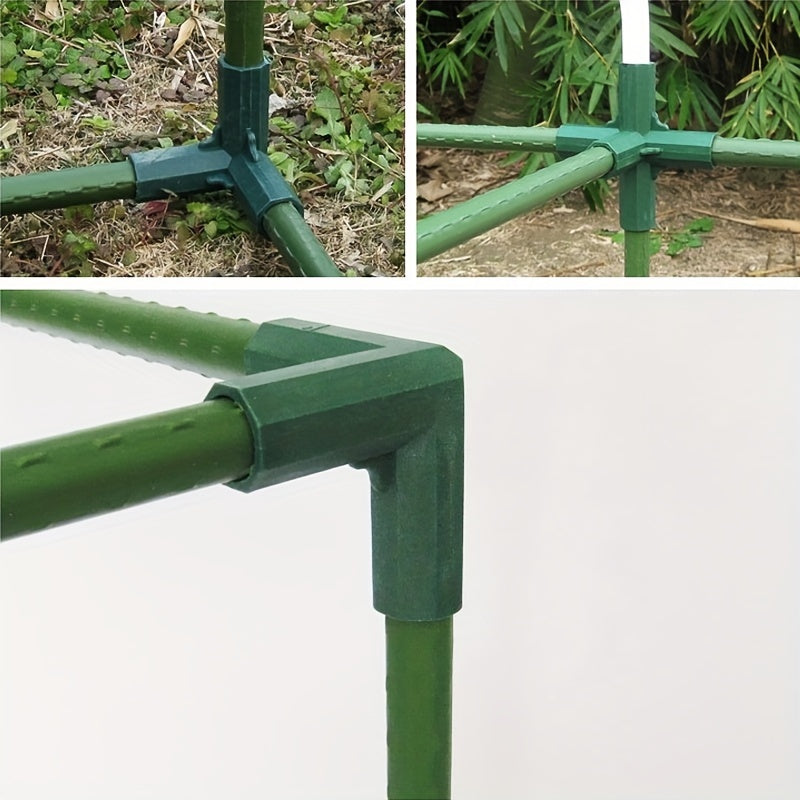 Plastic Coated Steel Pipe Fittings Pillar Joints Plastic Connectors