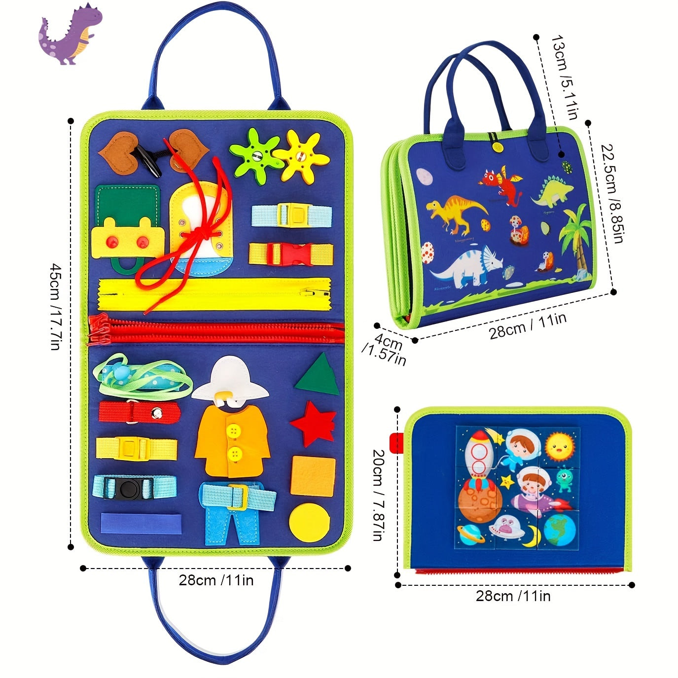 Busy Board Montessori Toy For 1-4 Yr Olds