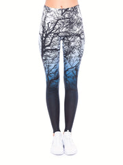 Leopard Print Leggings Slim Long Casual Bottoms