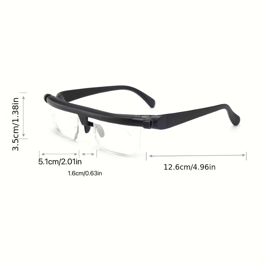 Adjustable Focal Reader Glasses for Men and Women