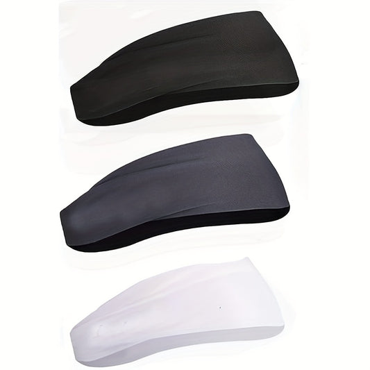 3pcs Outdoor Non Slip Sweatband Set Lightweight Elastic Hairband
