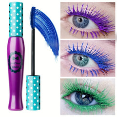 Colorful Waterproof Mascara Fast Drying Eyelashes Curling Extension Makeup