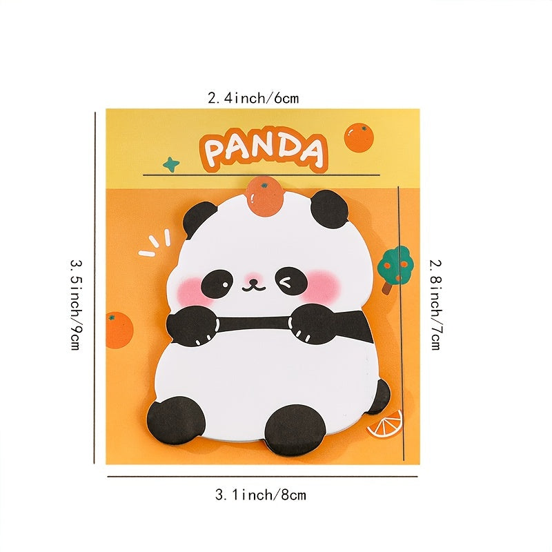 60pg Cartoon Panda Sticky Notes - Student Message Note, N Times Sticky Notes