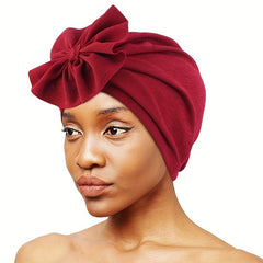 Plate Flower Turban Cap Boho Elastic Head Wrap Beanie Head Scarf Chemo Hats