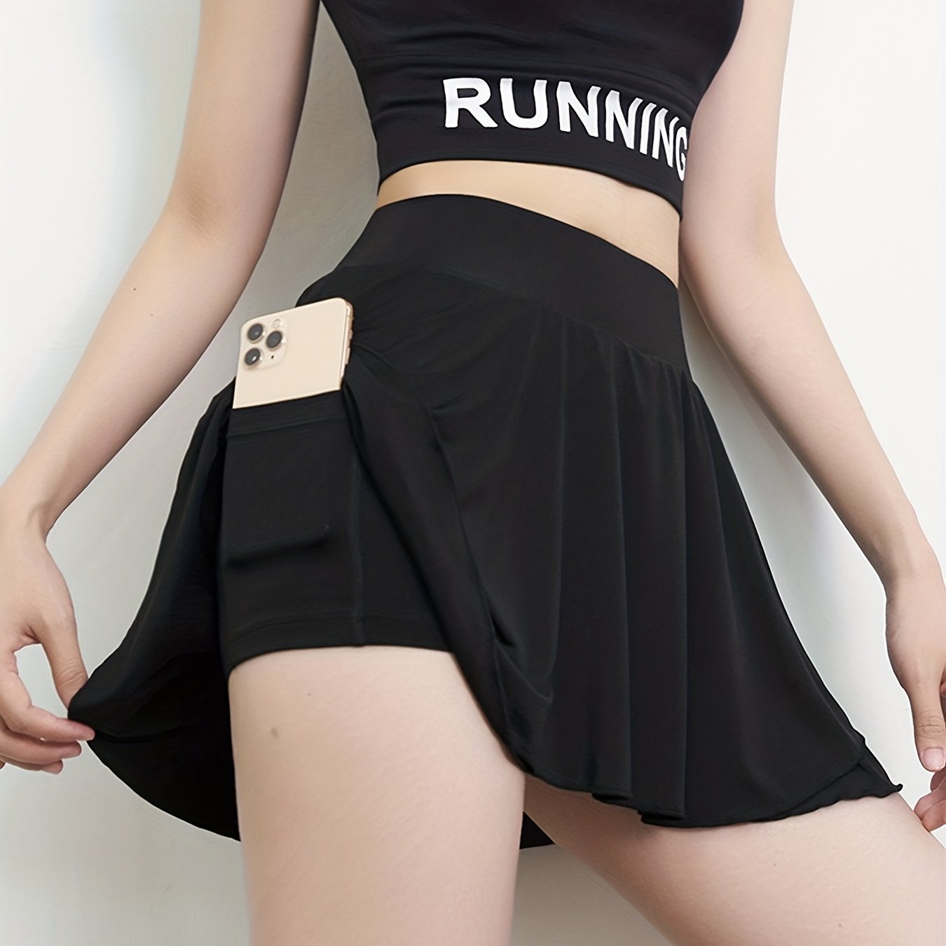 Women's 2 in 1 Quick Drying Outwear Sports Short Skirt