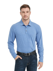 HovSiyla Men's Long Sleeve Golf T Shirt Quick Dry Moisture Wicking