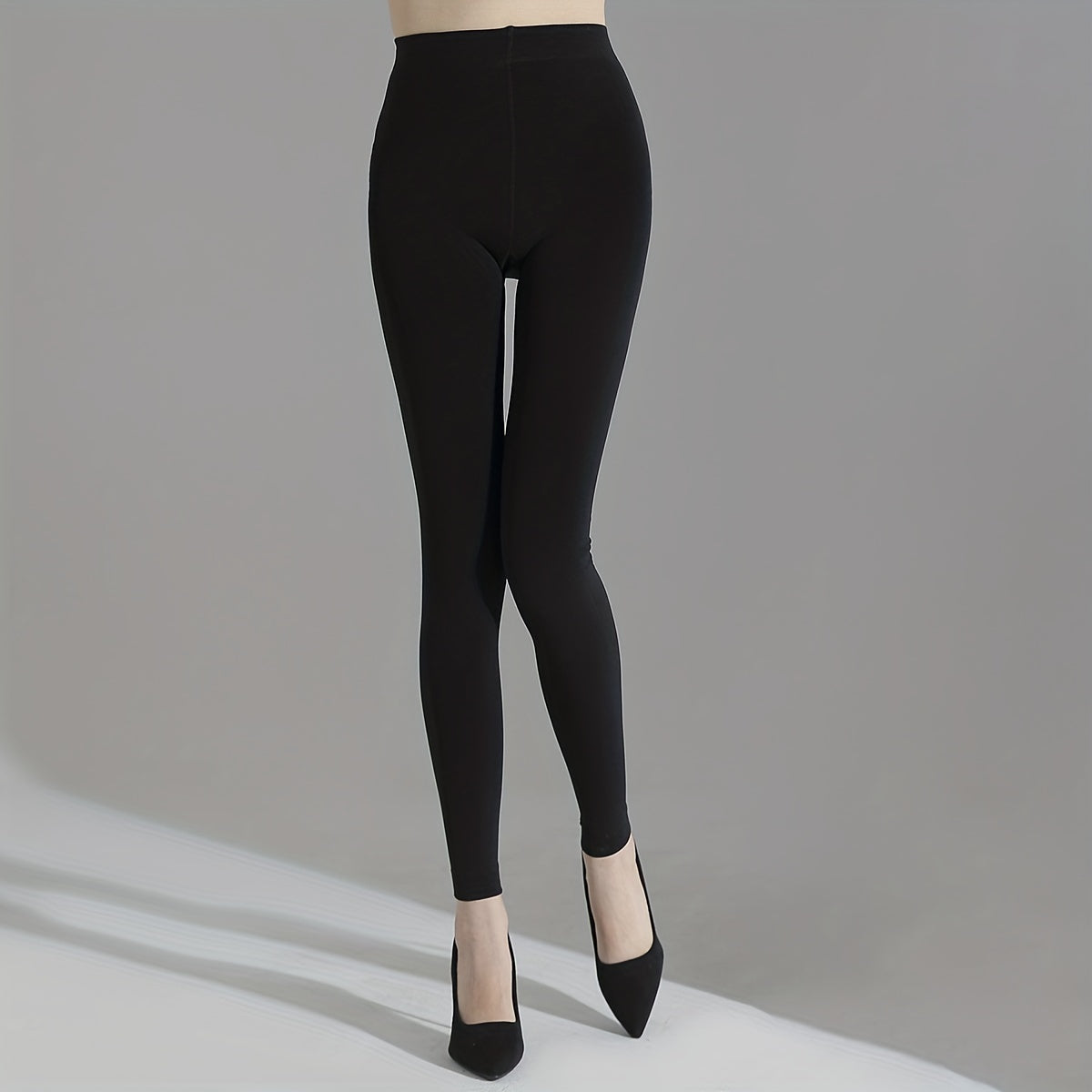 Footless Tights High Waist Elastic Pantyhose Women's Stockings
