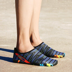 Women's Zigzag Water Shoes Quick Dry Aqua Socks for Swimming Surfing