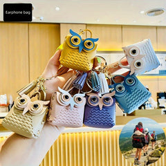 Cute Owl Coin Purse Keyring with Lobster Clasp