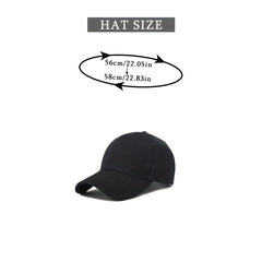 Solid Cotton Baseball Cap Lightweight Casual Couple Dad Hats Unisex Sun Hats