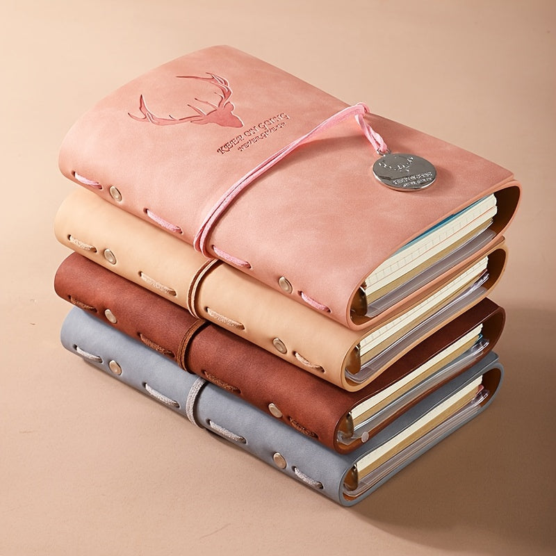 Deer Head Print A6 Hand Account Book