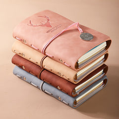 Deer Head Print A6 Hand Account Book
