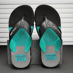 Men's Thong Sandals Non Slip Flip flops for Indoor Outdoor Beach Shower