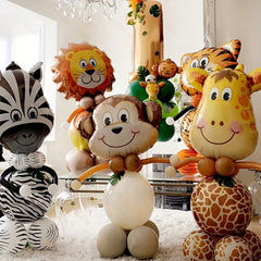 4D Forest Animal Balloon Set - Party Decoration Balloon Set