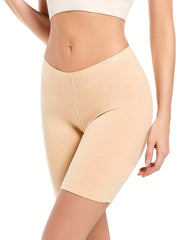 Women's High Waist Mid Thigh Active Boy Shorts