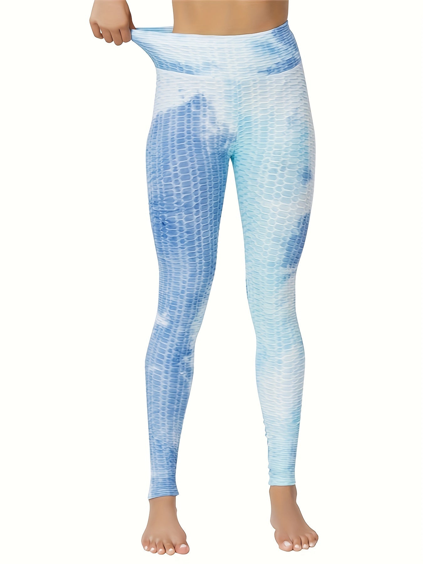 Tie Dye High Stretch Sports Leggings High Waist Yoga Running Pants