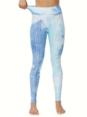 Tie Dye High Stretch Sports Leggings High Waist Yoga Running Pants
