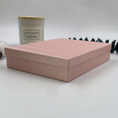 Pink Memory Style Necklace Set Box Jewelry Packaging