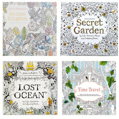 16 Unique Adult Coloring Books: No Repeat Patterns