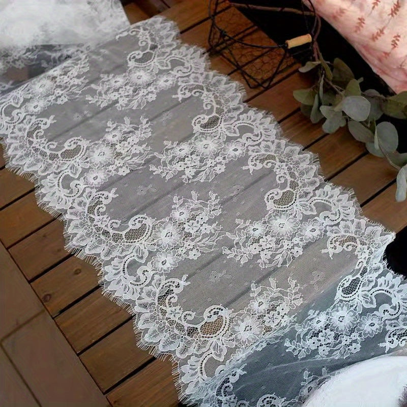 Lace Edge Trim Applique for Sewing Crafts Clothing Wedding Decor 118"x11"
