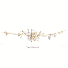 Faux Pearl Crystal Wristband Bridal Jewelry Wedding Dress Up