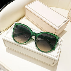 Oval Sunglasses Large Mirror Frame