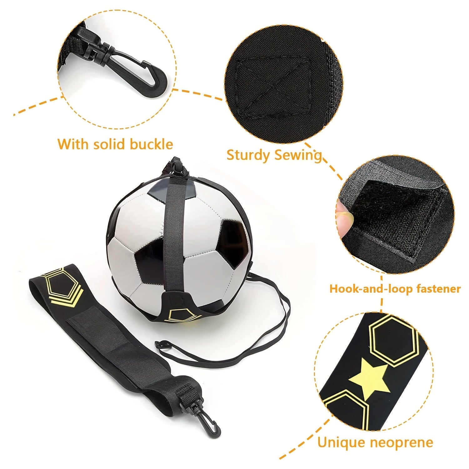 14pcs Football Training Set w/12 Marking Cones, 1 Ball Bag for Solo Training