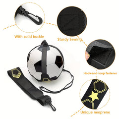 14pcs Football Training Set w/12 Marking Cones, 1 Ball Bag for Solo Training