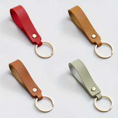 Classic Leather Keychain For Men Bag Charm