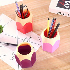 Creative Pencil Holder Stylish Desktop Storage Pen Styling Organizer Container