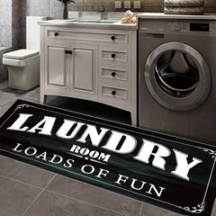 Farmhouse Laundry Room Rug Bathroom Decor Mat