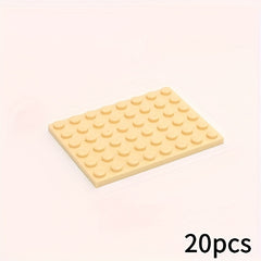 20pcs 6x8 Small Brick Blocks Compatible with MOC 3036 for DIY Toy Enthusiasts