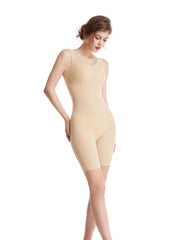 Mesh Shaping Vest Bodysuit Tummy Control One piece Boyshort Body Shaper