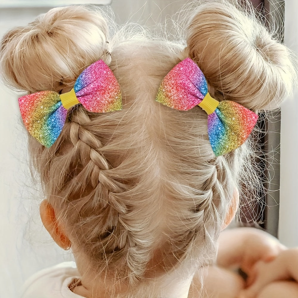 10pcs Unicorn & Mermaid Hair Clips for Girls