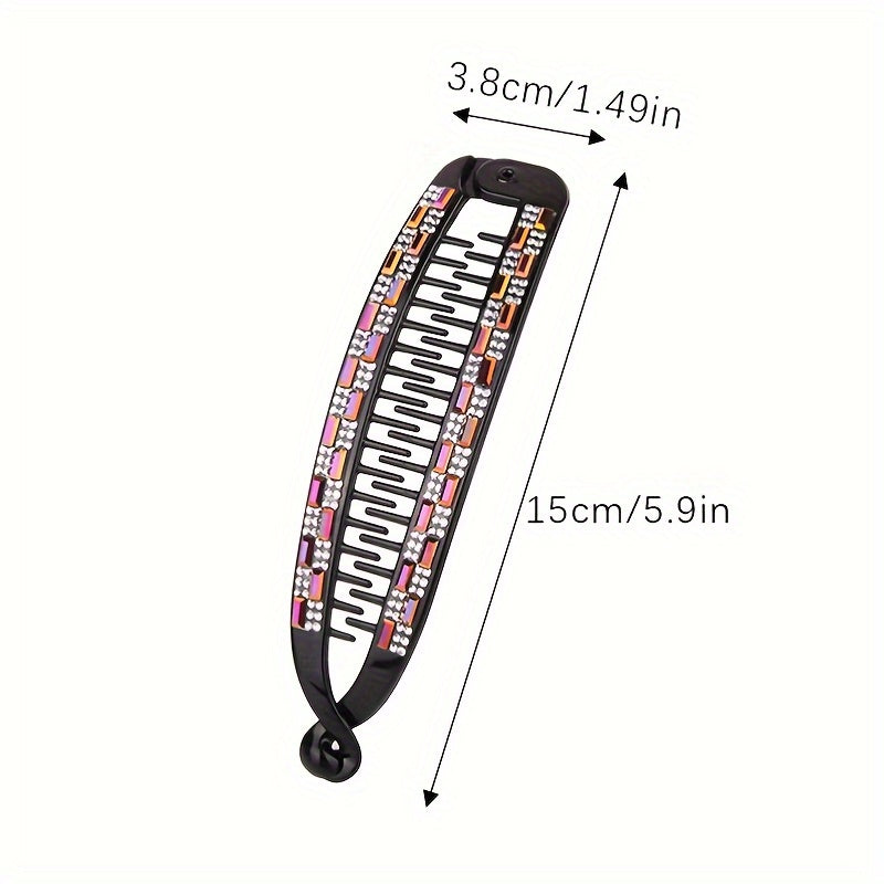 Rhinestone Fish Hair Clip Girls Hairpin