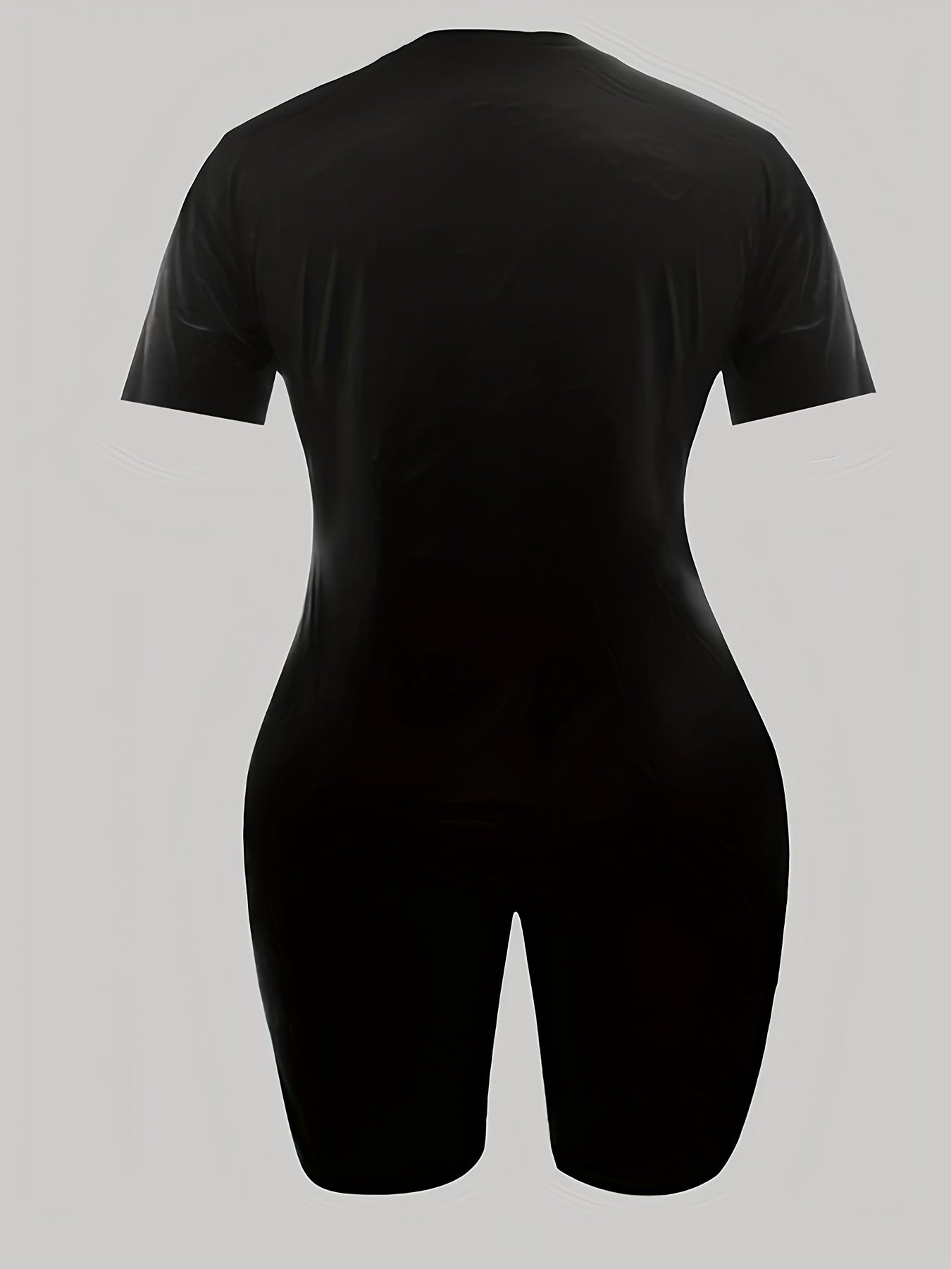 2pcs Women's Summer Casual Sports Suits Heart Graphic T-shirts & Shorts
