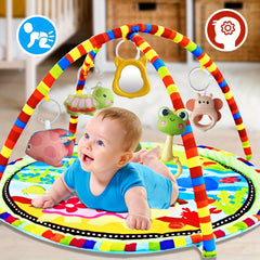 Kids' Gym Play Mat with Animal Toys and Accessories