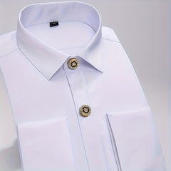 2pcs Rhinestone Button Covers Golden Tone for Men & Women