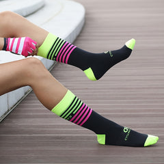 Cycling Sport Socks Breathable Crew Socks For Running Basketball