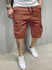 Men's Cargo Short Pants Drawstring Loose Shorts