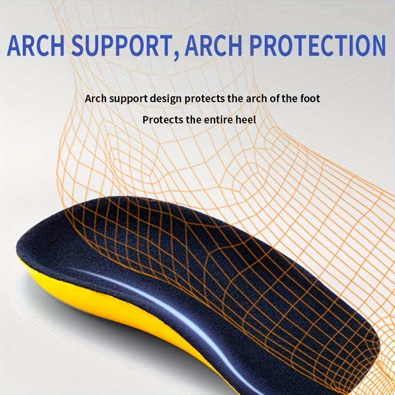 Sports Shock Absorption Insoles High Elastic Deodorant Comfortable