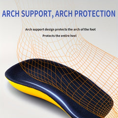 Sports Shock Absorption Insoles High Elastic Deodorant Comfortable