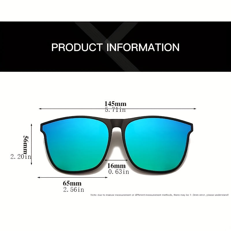 Polarized Rimless Sunglasses Stylish UV Protection Eyeglasses